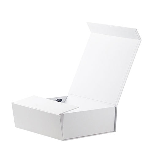 White Double Flap Magnetic Closure Gift Box - Chocopac
