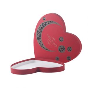 Red Heart Shaped Ramadan Gift Box