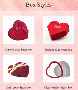 Styles of Heart-shaped Chocolate Boxes
