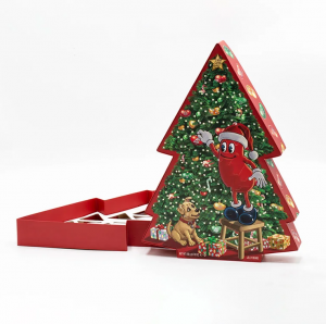 Christmas Tree Shape Candy Packing Box