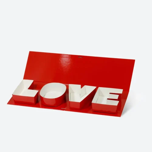 LOVE Letter Shaped Gift Box